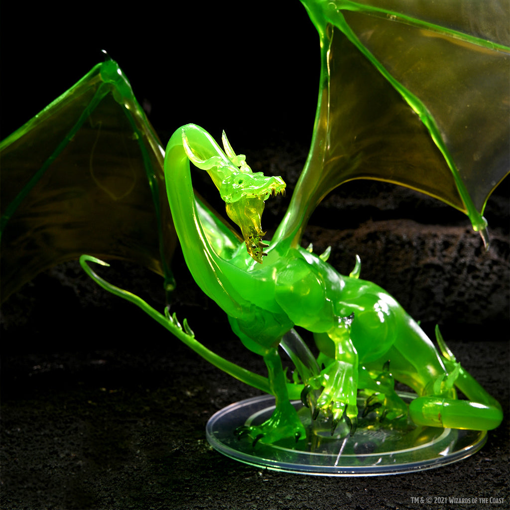 Adult Emerald Dragon - Painted - D&D Icons